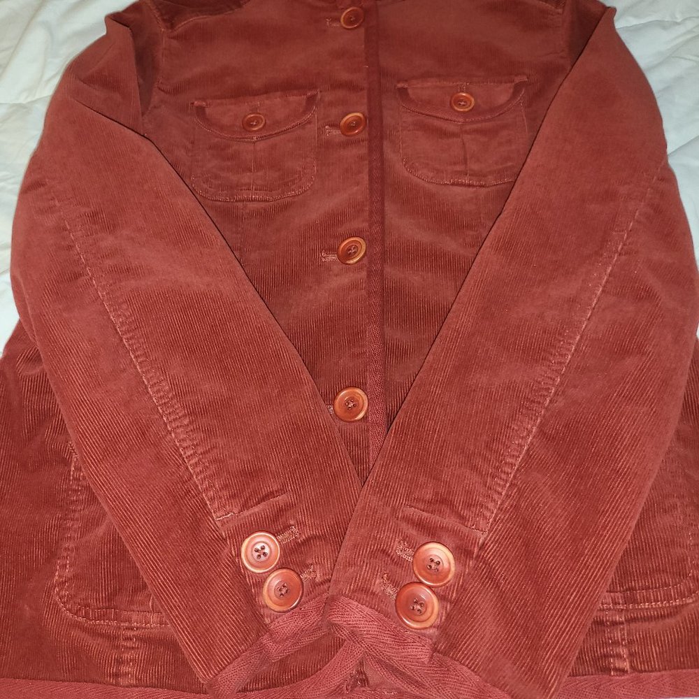 Llbean Corduroy Jacket Rust Color - image 3